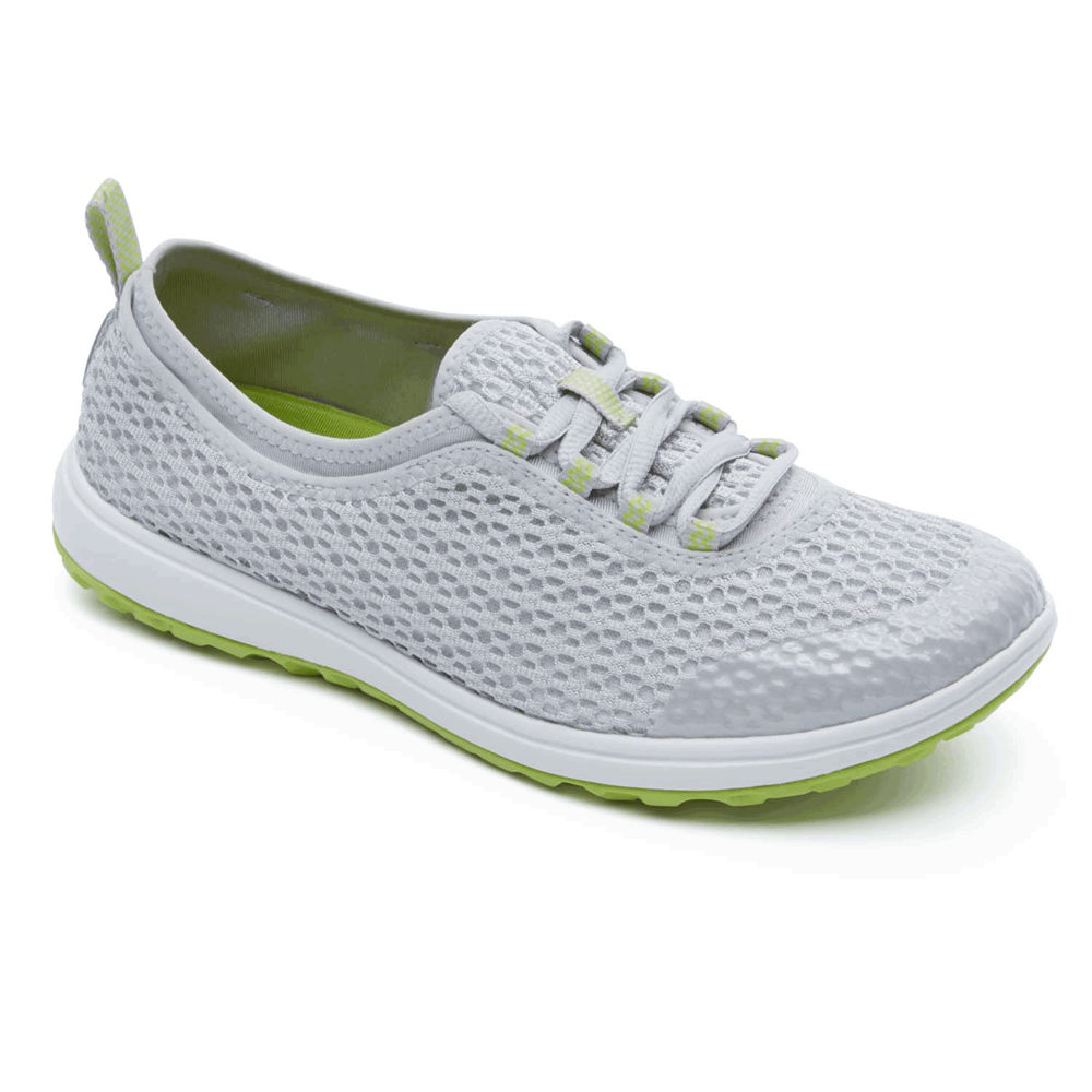 Rockport Womens WALK360 Washable Laceup - Sneakers Grey - PDX162439